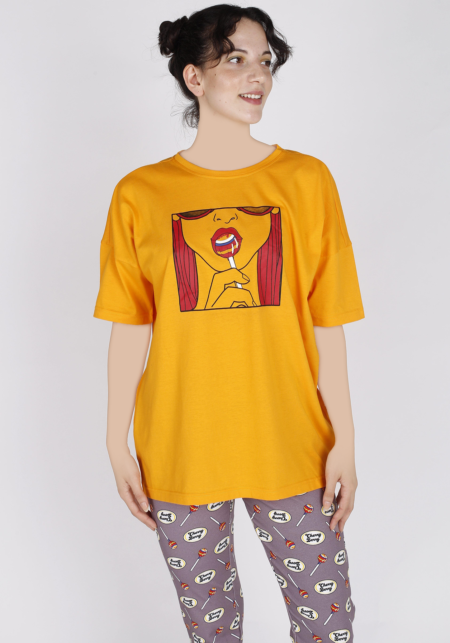 بيجامة قصيرة الأكمام من S&amp;L