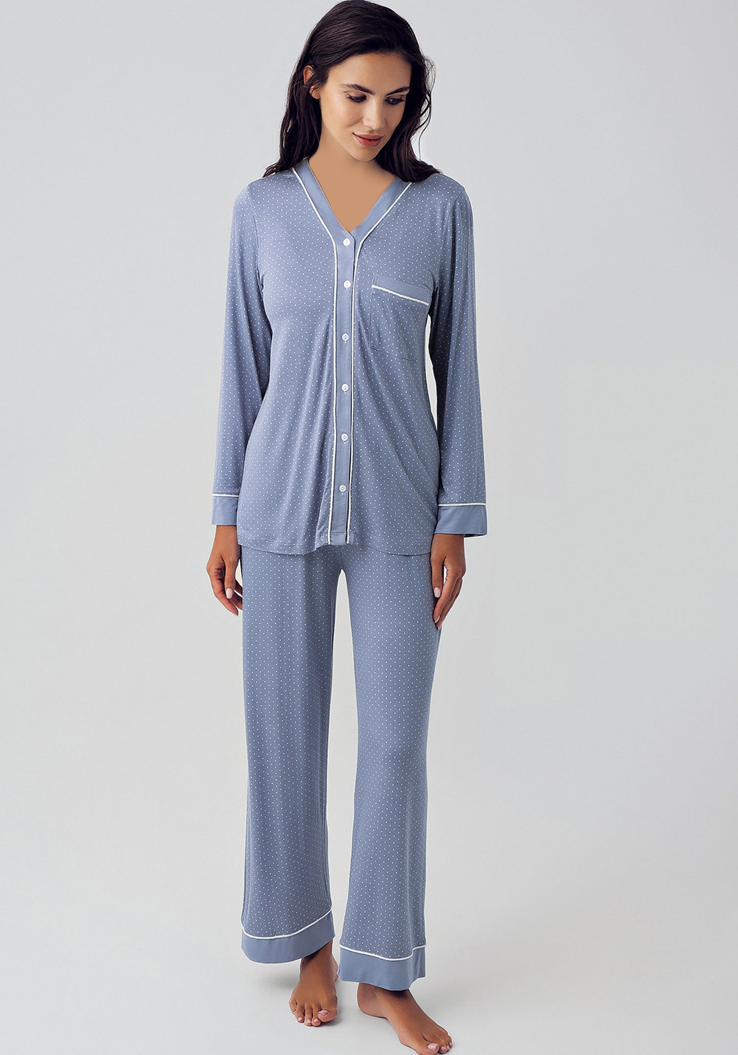 S&L Button Pajama Set