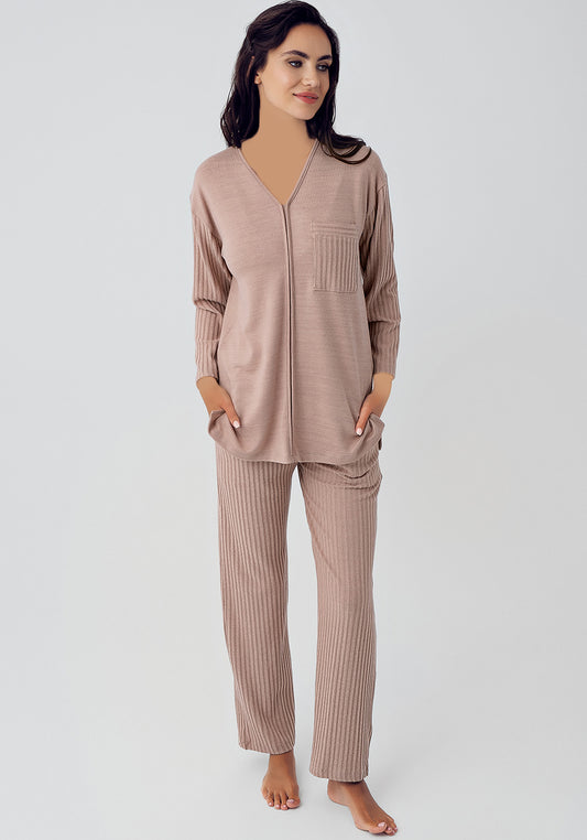 S&L Jacquard Pajama Set