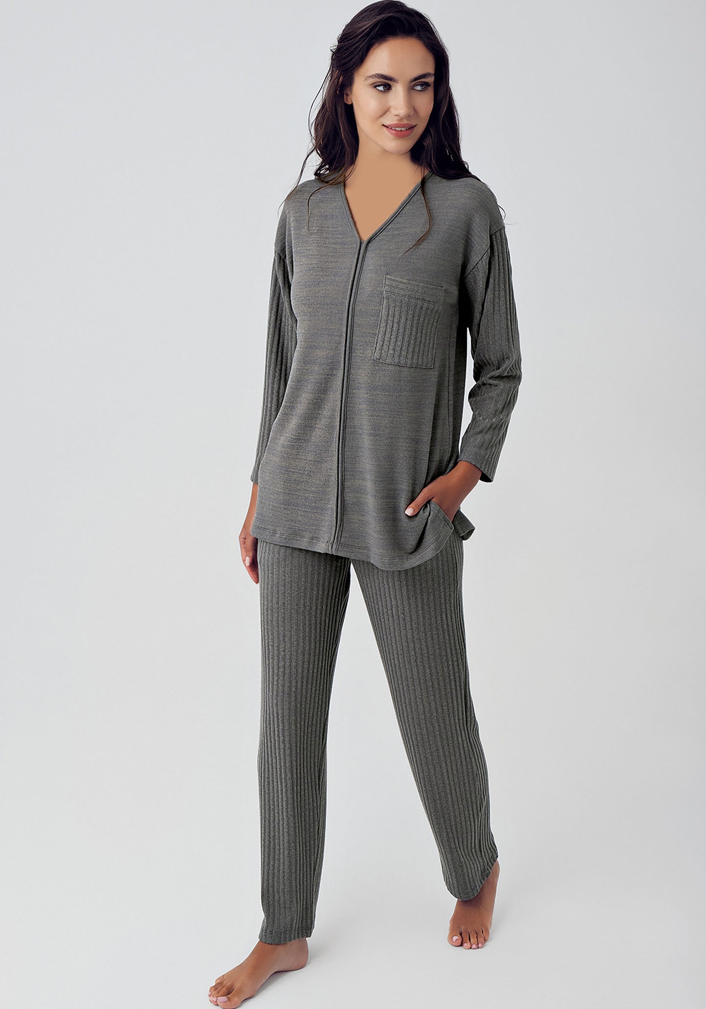 S&L Jacquard Pajama Set